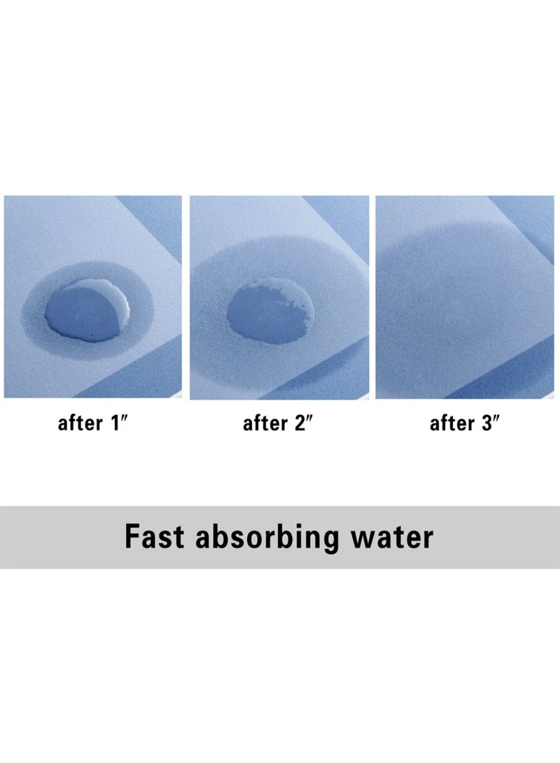 QK Exclusives- 2 PCS Kitchen, bathroom Mats and Rugs Set , Anti-Skidding Rubber Grip, Washable, Oil and Water resistant,Non Slip Heavy Duty Standing M - Image 5